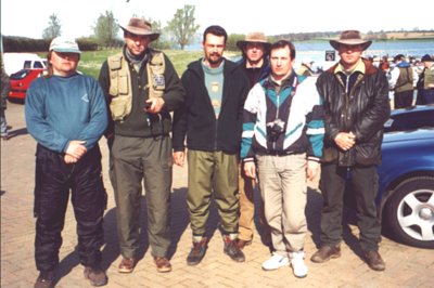 Nae drustvo - zleva: Pavel Mach, Vladimr ediv, Olda Dvok, Tom Starchfojt, Ji Klma a Jja ram