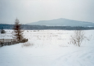  Snh na umav - pohled na Stoec 